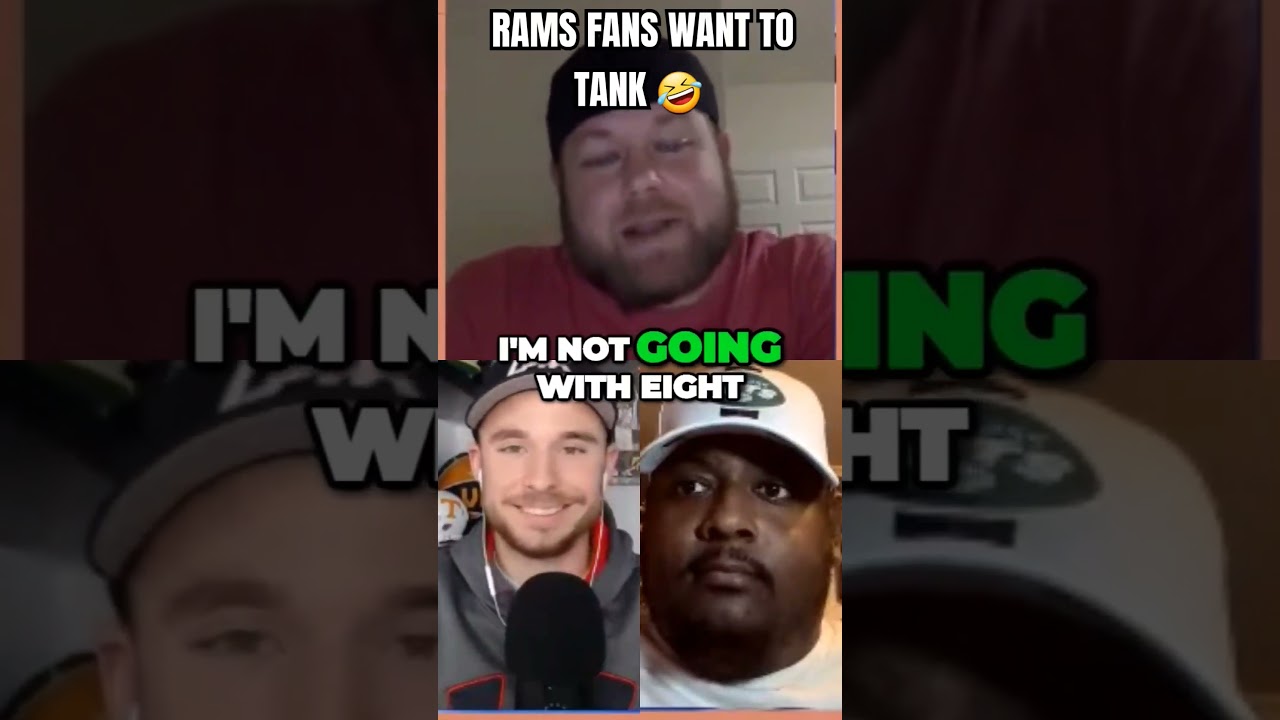 LA Rams Fans Want To Tank! 🤣  #rams #larams #losangelesrams #matthewstafford #nfl #nflnews #shorts