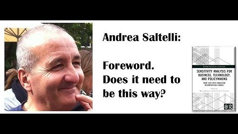 SimDec 📖: Foreword by Andrea Saltelli