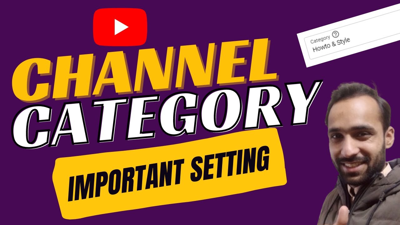YouTube Channel Category Setting | How To Select YouTube Channel ...