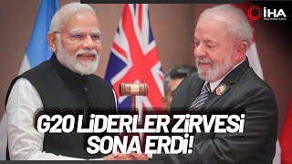 Hindistan, G20 Dönem Başkanlığını Brezilyaya Devretti