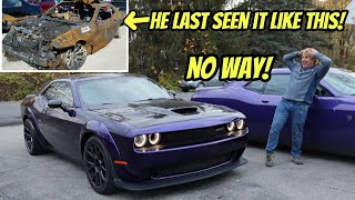 I Brought My Burnt Hellcat to the Previous Owner!!
