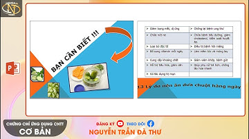 Cơ bản 16.10.2016 Đề 4 PowerPoint | Tạo chữ uốn lượn bằng TRANSFORM | CC Ứng dụng CNTT