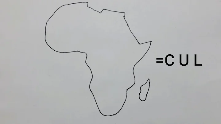 Easy trick to draw Africa Continent map