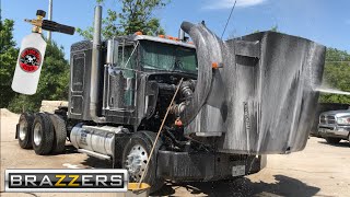 foam cannon wash, Houston mobile truck wash