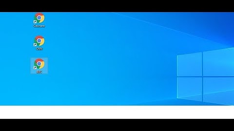 How to create shortcut link for websites/URLs in Desktop ?