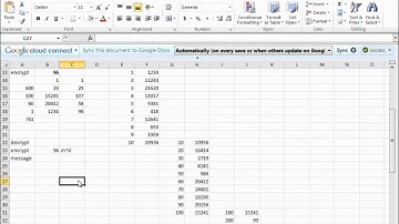 RSA Encryption with Excel Part 2