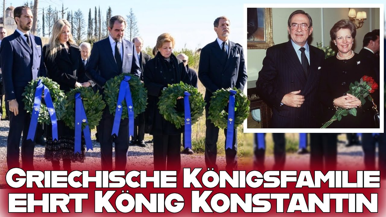 Die griechische Königsfamilie ehrt König Konstantin II bei der Gedenkfeier | Seine Lebensgeschichte