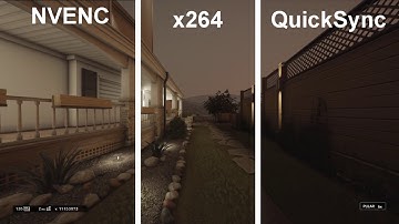 NVENC vs x264 vs QuickSync (comparison of encoders)