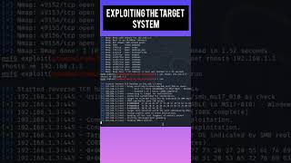 Exploiting the Target System #cybersecurity #windows #metasploitframework