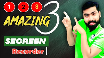 Top 3 Best Screen Recorder For android 2023😲