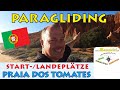 REISETIPPS PORTUGAL TRAVEL Ein Genuss für die Augen Praia dos Tomates Paragliding Gleitschirm Lemmix