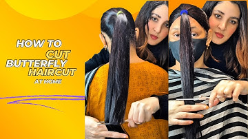 Butterfly Layered Haircut Tutorial Using Only 3 Ponytails (Easiest Long Layers)