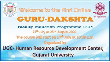 GURU-DAKSHTA 1st Week Progress By Dr. J.S. Joshi
