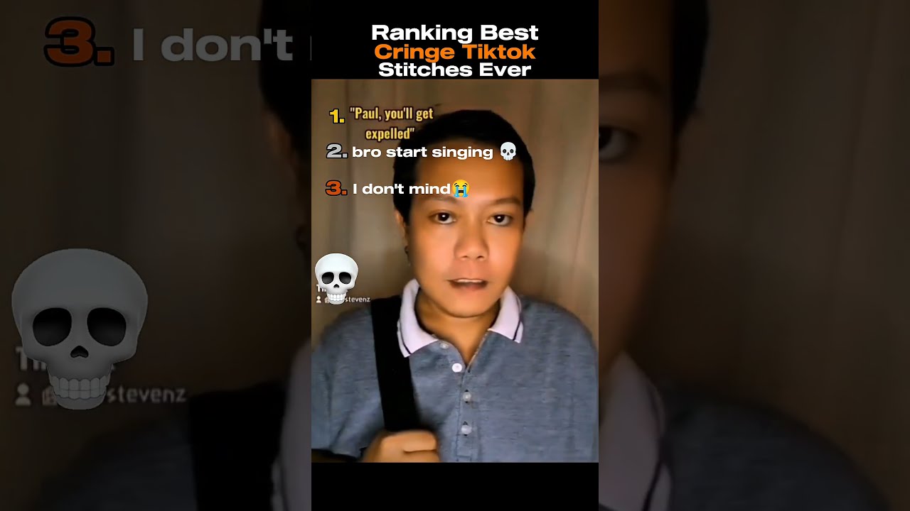 Ranking Cringe Tiktok Stitches Shorts Viralshorts