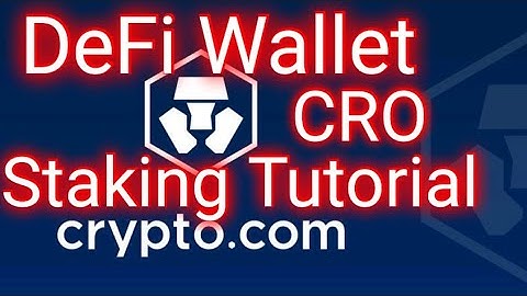 Crypto.com defi wallet staking Tutorial with CRO coin #crypto #crocoin #defi #defiwallet #staking
