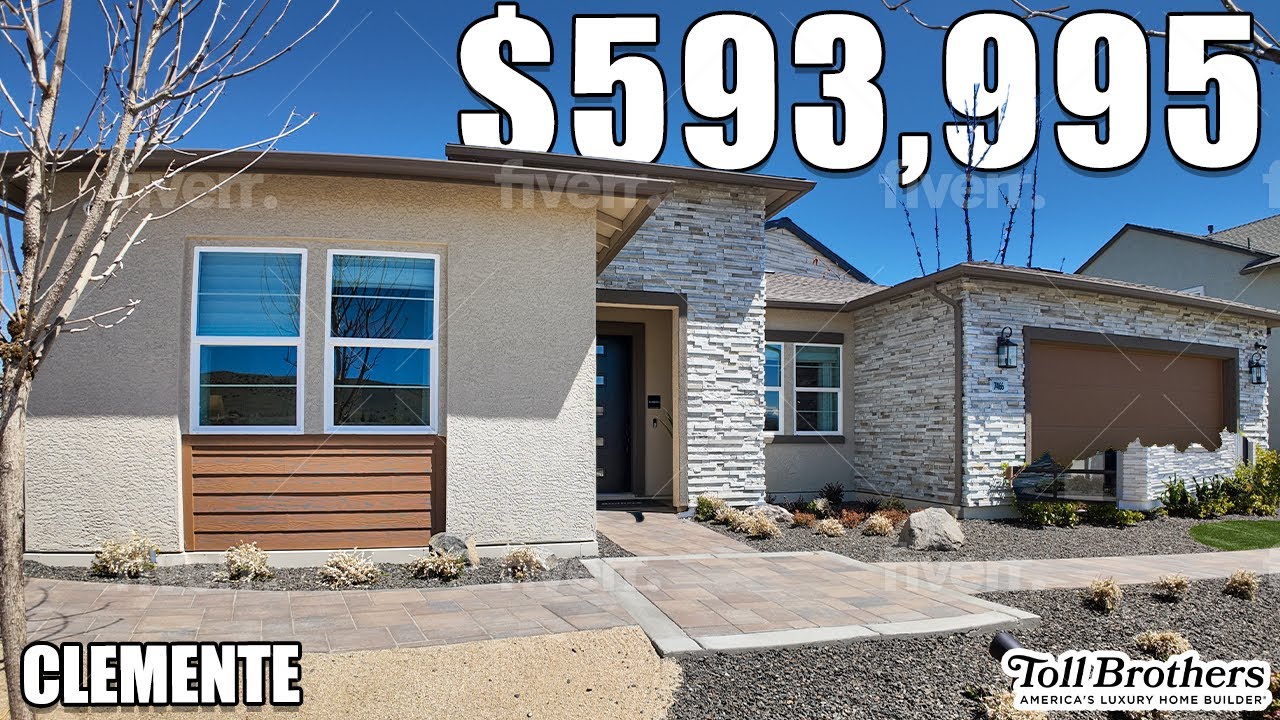 Homes for Sale in Sparks Nevada | Clemente Floor Plan Cordoba at Stonebrook by Toll Brothers