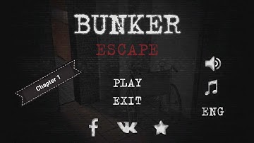 Bunker : Room escape chapter 1 walkthrough