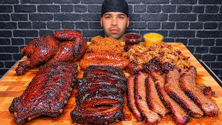 ASMR BBQ MEAT MUKBANG