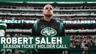 Head Coach Robert Saleh Speaks With Season Ticket Holders | The New York Jets | NFL