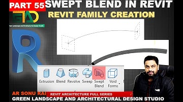 PART 55 -SWEPT BLEND IN REVIT (REVIT FAMILY CREATION)