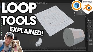 LOOP TOOLS for Blender  All Tools Explained! (Free Blender AddOn)