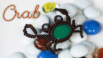 Macrame animal: The simple crab step by step tutorial - Hướng dẫn thắt dây hìnhcon cua.