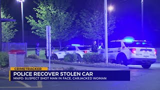 Police recover stolen car; search for suspect still ongoing