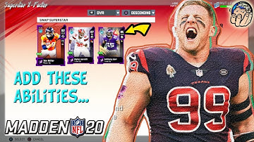 YOU NEED TO SEE THIS! BEST ABILITIES TO HAVE NOW! Madden 20 Ultimate Team