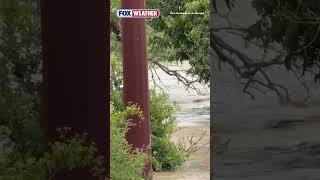 Kayakers Spotted Taking On Roaring Waters Of Pedernales River