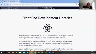 React.JSX Freecodecamp challenges #1