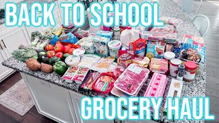 BACK TO SCHOOL GROCERY HAUL | MORE WITH MORROWS