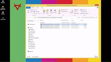 PHISHING WEBSITE DETECTION AND OPTIMIZATION USING PARTICLE SWARM OPTIMIZATION