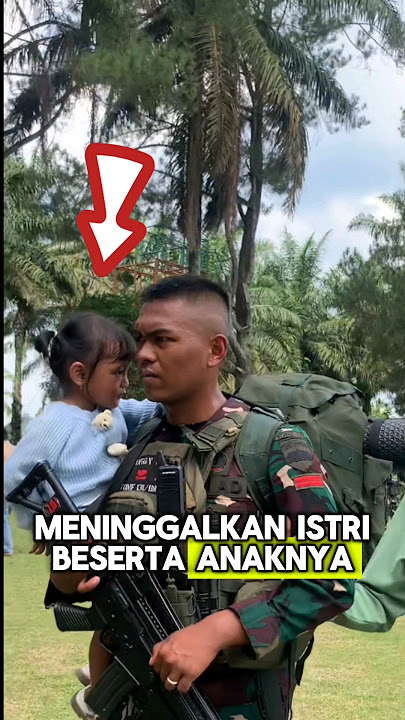 Perpisahan TNI dengan Anak Istri sebelum Bertugas #trending #viral #shortvideos #tni #papua