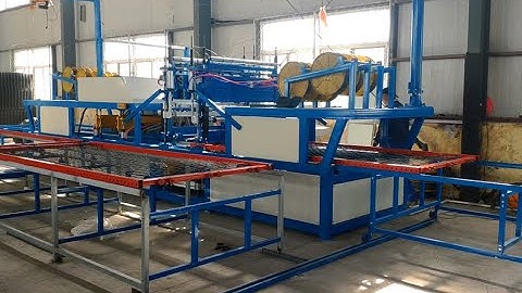 3D panel welding machine without EPS core---Advanced environmental protection building materials
