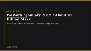 How SoftBank's $100 Billion Vision Fund Became a Paper Empire
