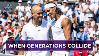 Andre Agassis Wimbledon Farewell Vs Rafael Nadal 2006 Best Points 