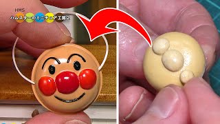 プラバンで作るアンパンマンのミニチュアお面　DIY Miniature Anpanman Mask