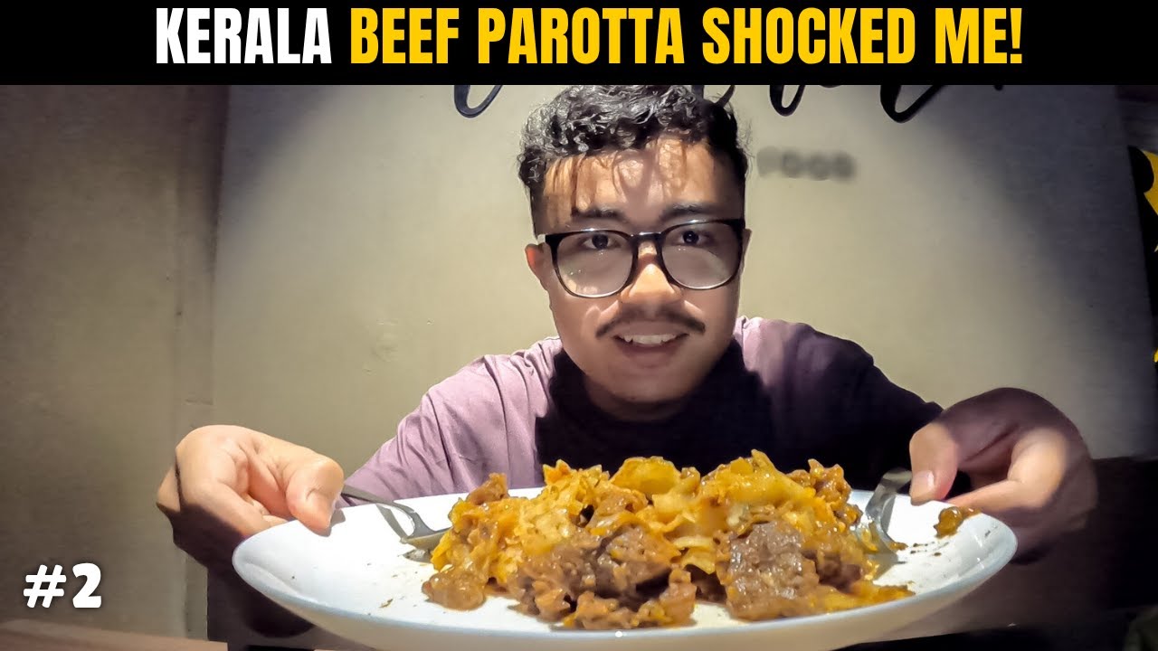 This is the famous Kerala Beef Parotta! 😋