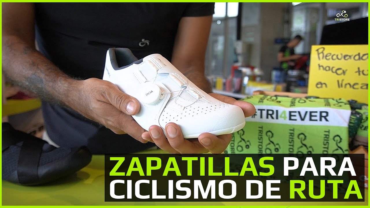 Las zapatillas recomendadas para ciclismo de ruta - YouTube