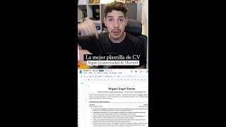 Quieres Un Cv Que Realmente Funcione? Harvard Recomienda Esta Plantilla Como La Mejor Para Destaca