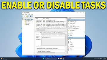 How To Enable Or Disable Scheduled Task In Windows 11 or 10  - Quick Fix