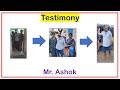 Ashok testimony