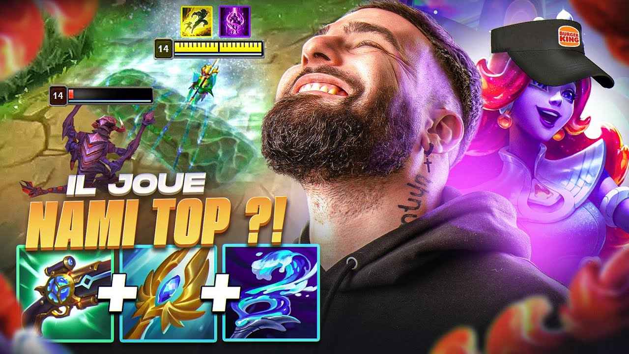 NAMI TOP LANE ? CE JOUEUR EST FOU ? (Un p'tit truc en plus)