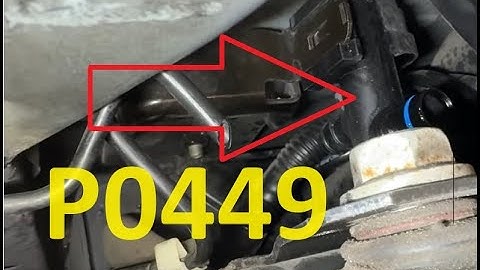 Causes and Fixes P0449 Code Evaporative Emission System Vent Valve/Solenoid Circuit