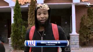 Odell Beckham Jr.as he arrives for the first start of the Offseason Training WorkOut