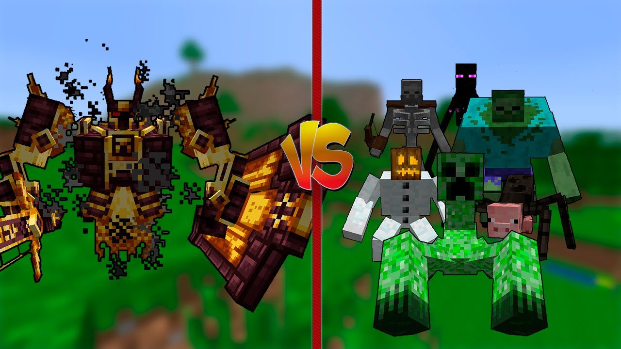 Ignis vs Minecraft mutant mobs - YouTube
