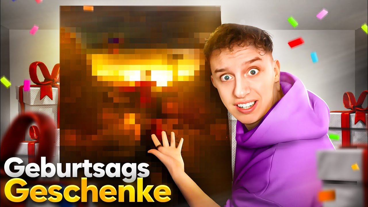 Ich öffne eure Geburtstagsgeschenke...