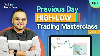 Previous day-high, day-low | Breakout Trading Strategy | TRADING MASTERCLASS Ep.3 📈
