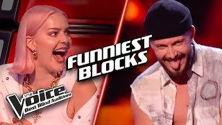 FUNNIEST BLOCKS on The Voice | The Voice Best Blind Auditions