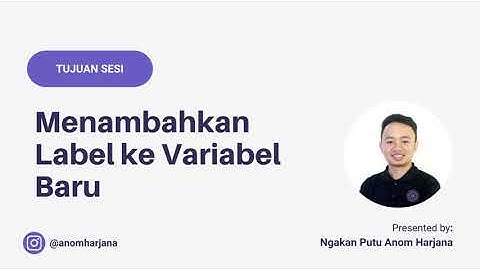 Stata Tutorial: Menambahkan Label pada Variabel Baru